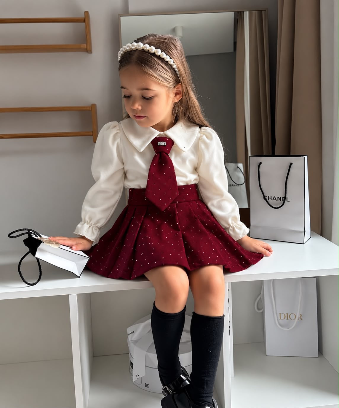 Completo chic bordeaux